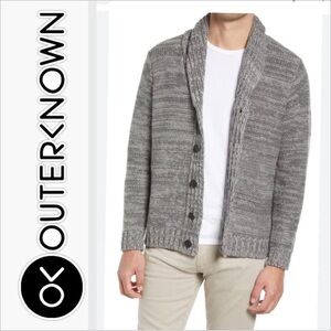 Outerknown Northbeach shawl Cardigan wool L